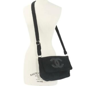 Chanel Elegant Black Precision Shoulder Bag NWOT